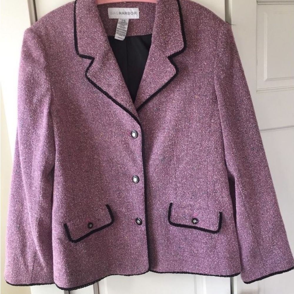 New w/ Tags SAG HARBOR JACKET Dusty Pink or Rose.  Size 16